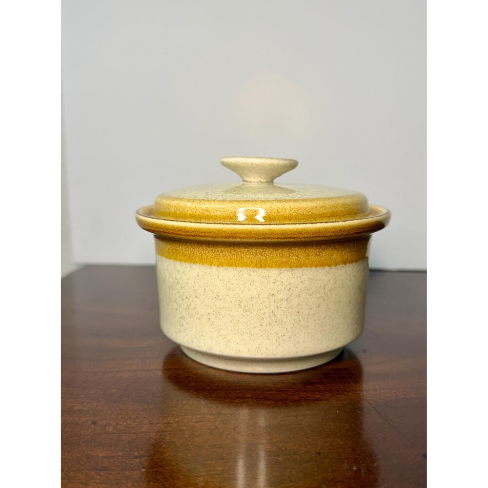 Vintage Mikasa Stone Manor F5800 Covered Sugar Bowl Japan 1970s